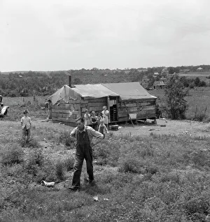 Makeshift Prints: Home on Scratch Hill, outside Atoka