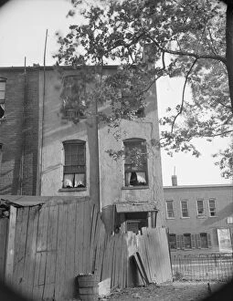 Housing Conditions Collection: A home on Seaton Road in the Northwest area, Washington, D. C. 1942. Creator: Gordon Parks