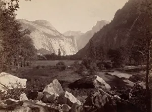 Gorge Gallery: Home of the Storm Gods, California, 1880s. Creator: Unknown