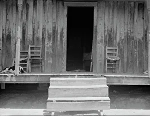 Home of tenant farmer near Newport, Oklahoma, 1937. Creator: Dorothea Lange