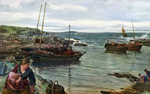 James Clarke Prints: Home with the Tide, 1880, (1912). Artist: James Clarke Hook