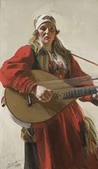 Zorn Anders Prints: Home Tunes, 1920. Creator: Anders Leonard Zorn