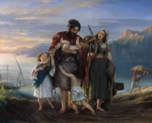 Armatoles Collection: Homecoming of Armatoles, 1836. Creator: Magnus, Eduard (1799-1872)