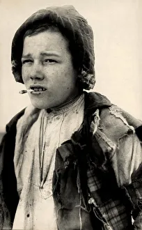 Homeless Child, 1920s. Creator: Petrov, Nikolai (1876-1940)