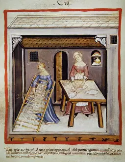 Homemade bread, 14th century. Creator: Unknown