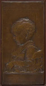 High Chair Prints: Homer Schiff Saint-Gaudens, Modeled 1882, cast c. 1907. Creator: Augustus Saint-Gaudens