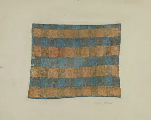 Linen Prints: Homespun Linen, 1938. Creator: Marjorie McIntyre