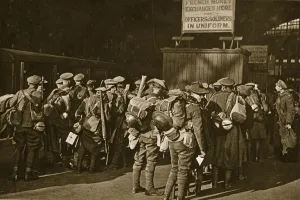 Homeward bound, with their great task greatly finished, 1919 Homeward bound, with their great task greatly finished, 1919