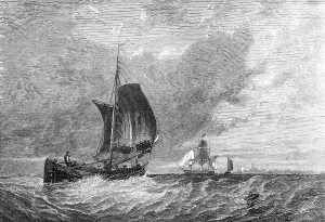Buoy Prints: Homeward Bound, by Walter May, exhibition of the Institute of Painters in Water Colours