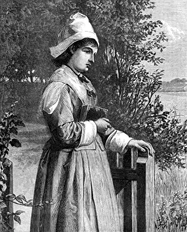 William Hollidge Prints: Homeward Serenely She Walked, with God's Benediction upon Her
