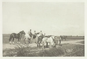 Carthorse Collection: Homewards from Plough, c. 1889, printed October 1889. Creator: Joseph Gale