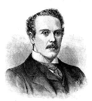 Lyttelton Prints: The Hon. Alfred Lyttelton, new M.P. for Warwick and Leamington, 1895. Creator: P Naumann