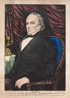 James Merritt Ives Prints: Hon. Daniel Webster, Aged 70 Years. Creator: James Merritt Ives (American, 1824-1895)