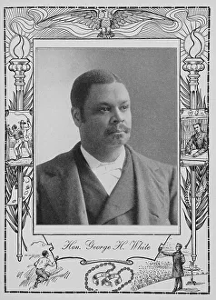 Booker T Prints: Hon. George H. White [recto], 1902. Creator: Unknown