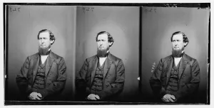 Glass Negatives 1860 1870 Gmgpc Prints: Hon. S. L. Carey, ca. 1860-1865. Creator: Unknown