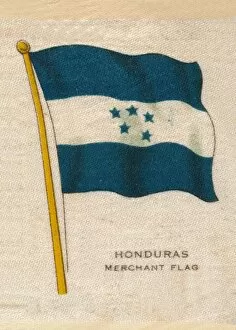Merchant Navy Gallery: Honduras - Merchant Flag, c1910