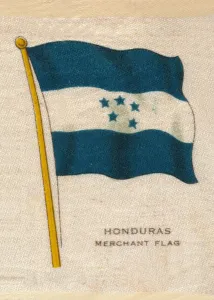 Honduras Prints: Honduras - Merchant Flag, c1910