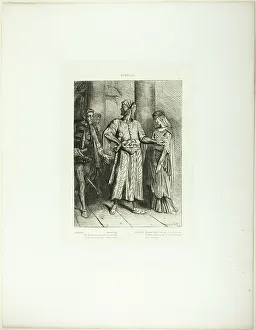 Théodore Chassériau Prints: Honest Iago, my Desdemona must I leave to thee