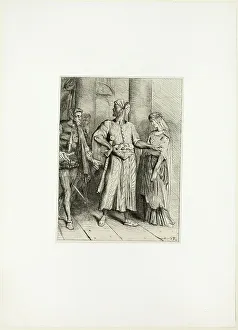 Théodore Chassériau Prints: Honest Iago, my Desdemona must I leave to thee
