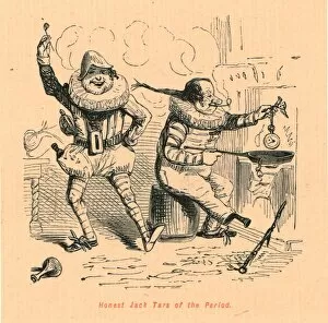 The Comic History Of England Gallery: Honest Jack Tars of the Period, 1897. Creator: John Leech