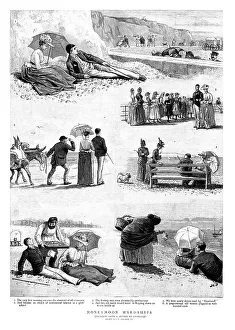 Honeymoon Hardships, part 1, 1890. Creator: Unknown
