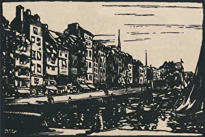 Honfleur Prints: Honfleur - Le Vieux Bassin, 1919. Artist: Paul-Elie Gernez