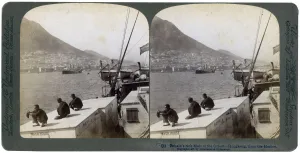 Hong Kong Prints: Hong Kong from the harbour, 1901. Artist: Underwood & Underwood