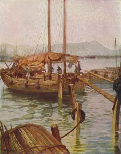 Hong Kong Prints: Hong-Kong Harbour, 1924
