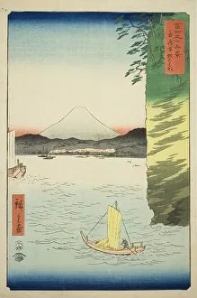 Bushu Province Prints: Honmoku in Musashi Province (Musashi Honmoku no hana)