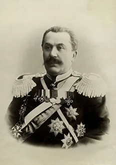 Chairman Prints: Honorary Chairman E.O. Shmit, 1911. Creator: A. A. Antonov