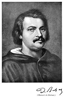 Honore Balssa Collection: Honore de Balzac (1799-1850), French novelist and literary critic