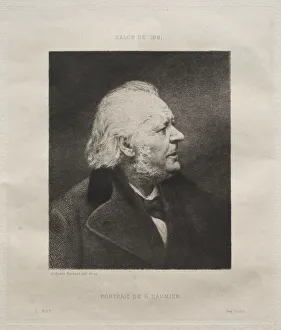 Honore Daumier, 1881. Creator: Auguste Boulard (French, 1825-1897)