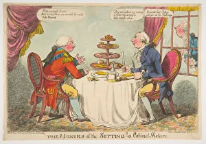 Metro Prints: The Honors of the Sitting! A Cabinet Picture, January 30, 1805. Creator: Charles Williams