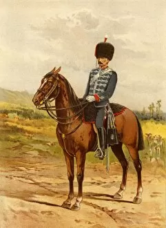 Bearskin Collection: The Honourable Artillery Company (Cavalry), 1890. Creator: Godfrey Douglas Giles