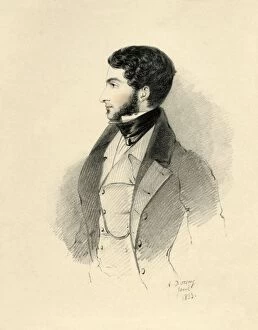 Alfred Dorsay Gallery: The Honourable George Byng M.P. afterwards Viscount Enfield, 1833. Creator: Richard James Lane