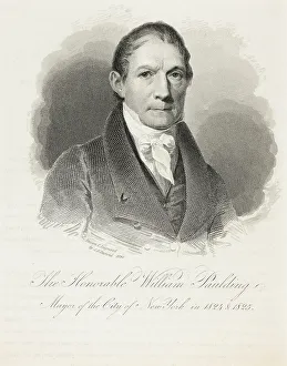 Durand Asher Brown Prints: The Honourable William Paulding, 1826. Creator: Asher Brown Durand
