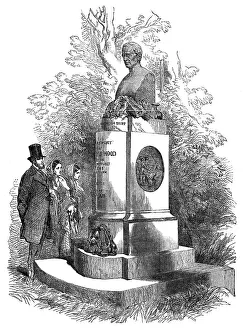 Hood Thomas Prints: The Hood Memorial, at Kensal-Green, 1854. Creator: Unknown