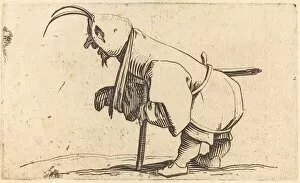 Crippled Gallery: The Hooded Cripple, c. 1622. Creator: Jacques Callot