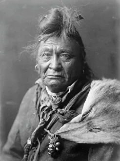 Apsaroke Prints: Hoop On the Forehead, c1908. Creator: Edward Sheriff Curtis