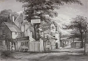 The Hoop and Toy Inn on Brompton Road, Kensington, London, c1820