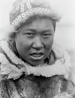 Hooper Bay youth, c1929. Creator: Edward Sheriff Curtis