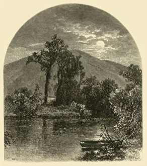 Morse Prints: Hoosac River, North Adams, 1874. Creator: W. H. Morse