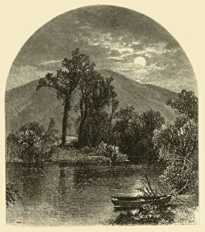 Hoosac River, North Adams, 1874. Creator: W.H. Morse