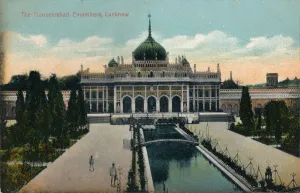 Tinted Prints: The Hooseinabad Emambara, Lucknow, c1900