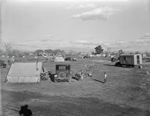 Refugee Camp Prints: Hooverville of Bakersfield, California, 1936. Creator: Dorothea Lange