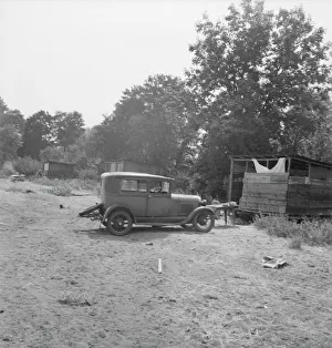 Oregon United States Of America Prints: [Hop pickers camp?], 1939. Creator: Dorothea Lange