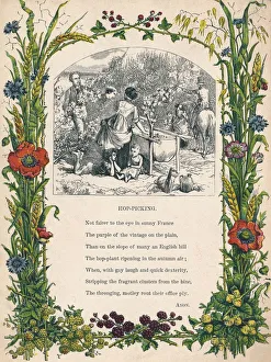 Prose Prints: Hop-Picking, c1900