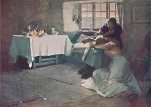 Young Prints: A Hopeless Dawn, 1888, (c1915). Artist: Frank Bramley
