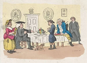 Bunbury Collection: The Hopes of the Family - An Admission at the University, ca. 1803. ca. 1803