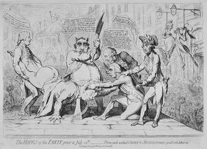 Duchess Of Mecklenburg Gallery: The hopes of the party, prior to July 14th, 1791. Artist